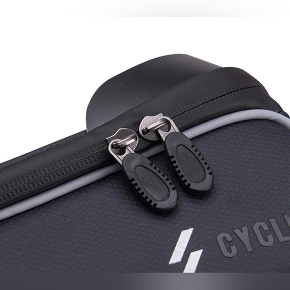 New Bike Front Frame Mount Bag Waterproof Bicycle Top Tube Cycling Phone Holder - Picture 3 of 9